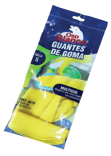 Guantes de Goma MULTIUSO 1 PAR DE GUANTES TALLA S