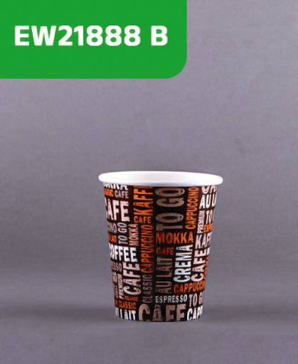 [EW21888 B] Vaso de cartón 8 oz - Modelo B