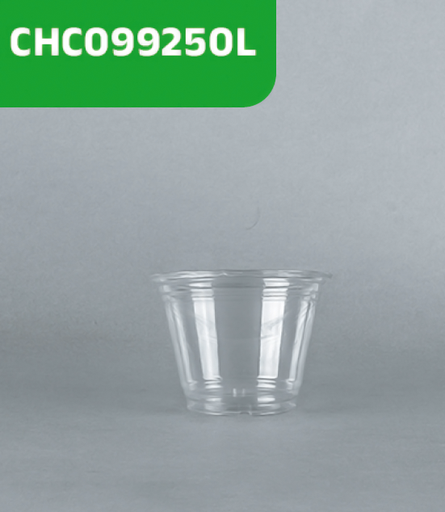 [CHC099250L B] Vaso PET transp. 9 oz (98mm)
