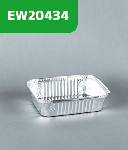 [EW20434] Bandeja de aluminio con tapa de cartón 747