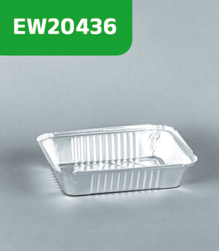 [EW20436] BANDEJAS DE ALUMINIO CON TAPA DE CARTON Y ALUMINIO 788 1 X 500