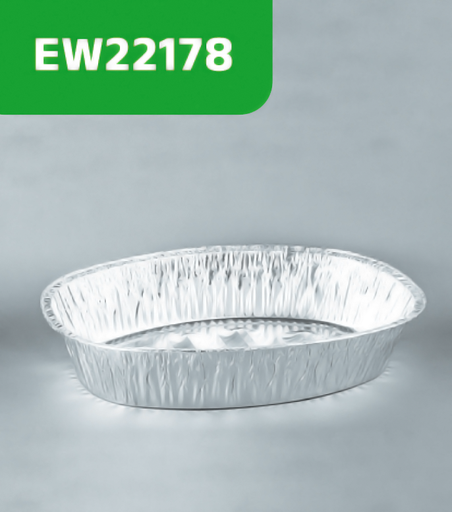 [EW22178] BANDEJA DE ALUMINIO 6249 OVALADA 47X33X9,70 1X100