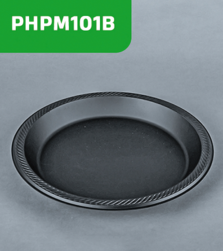 [PHPM101B] Plato N°10 con mineral negro