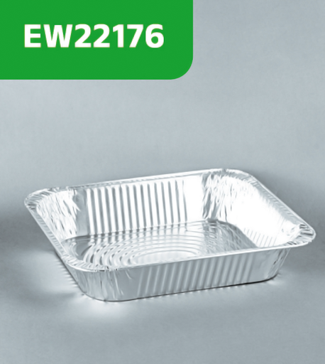 [EW22176] BANDEJA DE ALUMINIO 3578 MEDIO  32X26X6,80 1X100